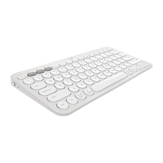 Tipkovnica Logitech Pebble Keys 2 K380s, bežična, bijela