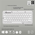 Tipkovnica Logitech Pebble Keys 2 K380s, bežična, bijela