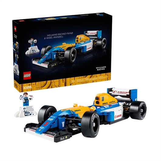LEGO Icons: Williams Racing FW14B i Nigel Mansell