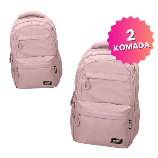 Komplet ruksaka Street Happy Pink, 2 komada