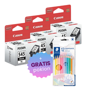 Komplet tinta Canon PG-545 XL (crna), original, 3 komada + GRATIS POKLON