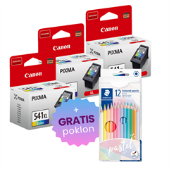 Komplet tinta Canon CL-541XL (boja), original, 3 komada + GRATIS POKLON