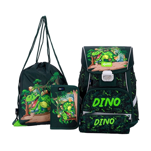 Komplet za prvašiće ABC123 Zeleni Dino (4-dijelni)