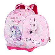 Ergonomski školski ruksak Target Superlight 2 Face Unicorn Fantasy
