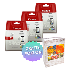 Komplet tinta Canon CL-546 XL (boja), original, 3 komada + GRATIS POKLON