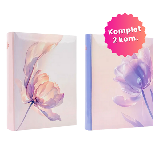 Poklon paket najljepših uspomena Dream Flower: 2x Foto album, 200 + 200 slika