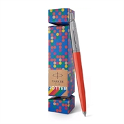 Kemijska olovka Parker Jotter Originals Cracker, srebrno crveni