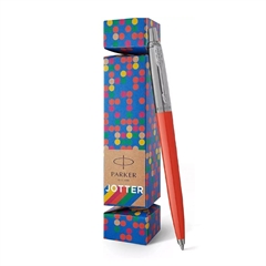 Kemijska olovka Parker Jotter Originals Cracker, srebrno crveni