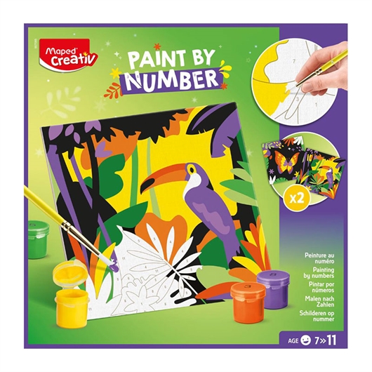 Bojanka po brojevima Maped Creativ Papiga