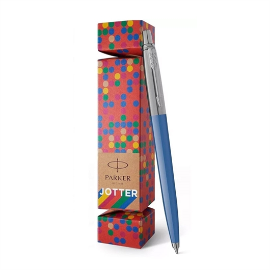 Kemijska olovka Parker Jotter Originals Cracker, srebrno plava