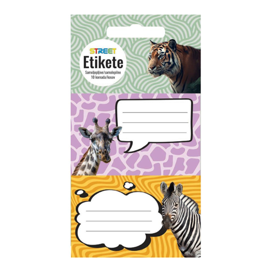 Naljepnice Animal Wild, 10 komada