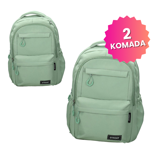 Komplet ruksaka Street Happy Green, 2 komada