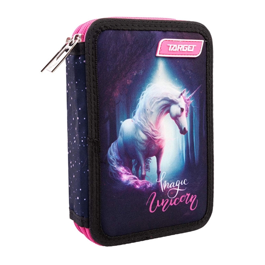 Dvostruka pernica Target Magic Unicorn, puna