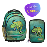 Komplet Street Dino 2: ruksak + pernica