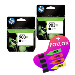 Komplet tinta HP T6M15AE nr.903XL (crna), original, 2 komada + GRATIS POKLON