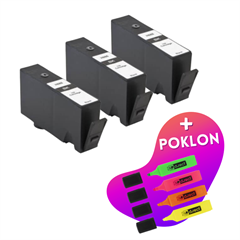 Komplet tinta HP CZ109AE nr.655 (crna), zamjenska, 3 komada + GRATIS POKLON