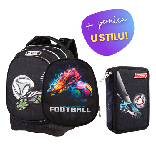 Komplet Target Soccer 1: ruksak + pernica