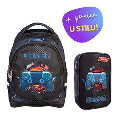 Komplet Target Vivid Gamer: ruksak + pernica