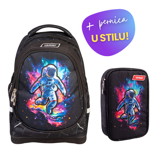 Komplet Target Galactic Glow: ruksak + pernica
