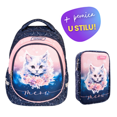 Komplet Target Meow: ruksak + pernica