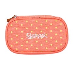 Ovalna pernica Rucksack Only Jumbo Appricot With Gold Foil Dots 2