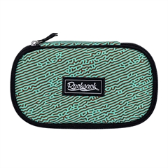 Ovalna pernica Rucksack Only Jumbo Green With Green Foil Dots