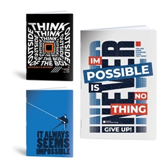 Bilježnica A4 Rucksack Only, Quotes, mali karo 5 mm, 52 lista, sortirano