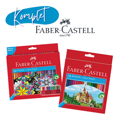 Školski komplet bojica Faber-Castell Grad, 60 + 24 komada