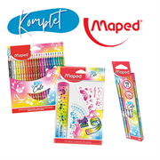 SUPER školski komplet Maped Cute Mini, 3 + 6 + 24 komada