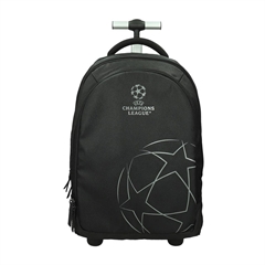 Školski ruksak na kotačima Trolley UEFA Black