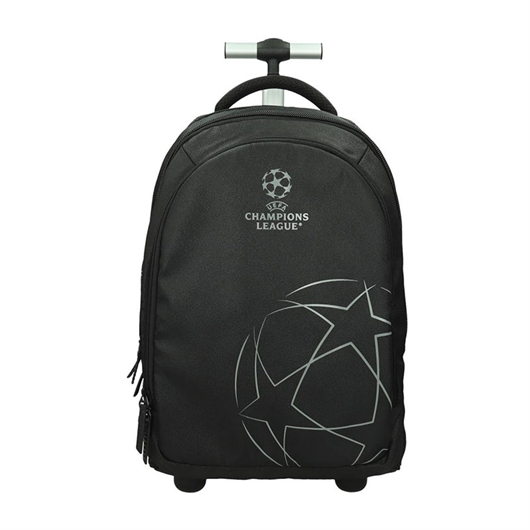 Školski ruksak na kotačima Trolley UEFA Black