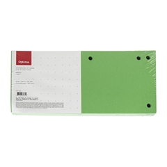 Pregrada kartonska Optima 240 x 105 mm, 100 komada, zelena