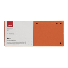 Pregrada kartonska Optima 240 x 105 mm, 100 komada, sortirano