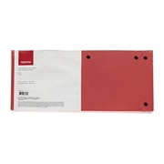 Pregrada kartonska Optima 240 x 105 mm, 100 komada, crvena