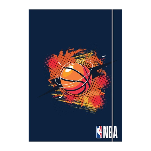 Mapa s gumicom A4 NBA