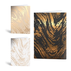 Komplet bilježnica A4 Rucksack Only, Gold, crte s 9 mm rubom, 52 lista, sortirano, 7 + 3 GRATIS