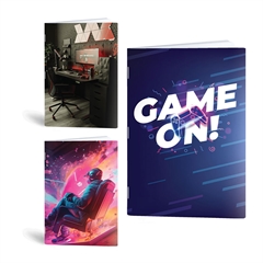 Komplet bilježnica A4 Rucksack Only, Game, crte s 9 mm rubom, 52 lista, sortirano, 4 + 1 GRATIS