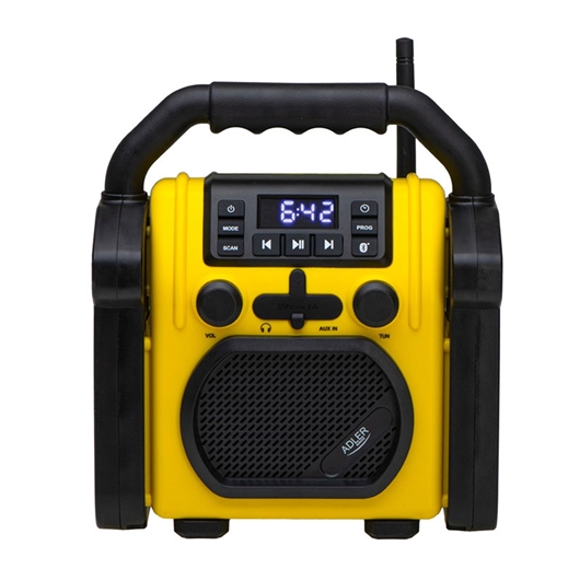 Prijenosni građevinski radio sat Adler AD 1911