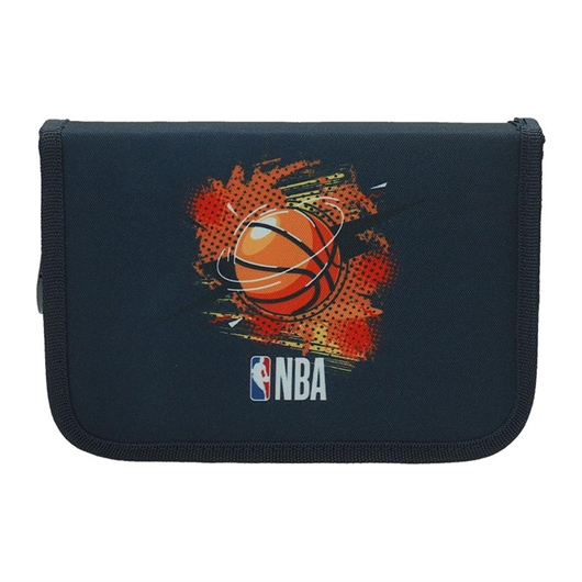 Jednostruka pernica NBA 3, dva preklopa, prazna