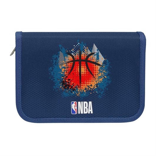 Jednostruka pernica NBA 2, dva preklopa, prazna