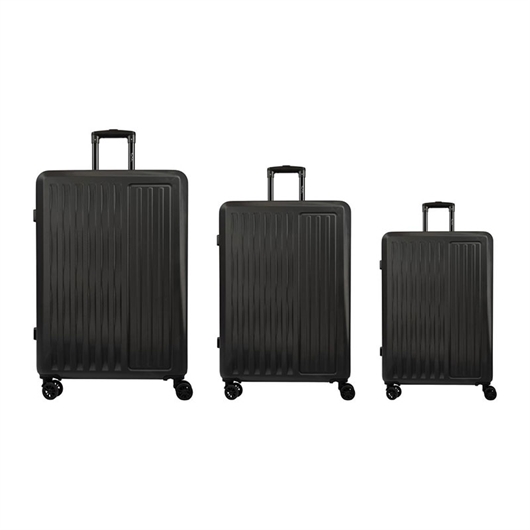 Set putnih kofera Pierre Cardin, crni, 3 komada