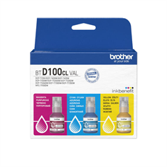 Komplet tinta Brother BTD100CLVAL (C/M/Y), original