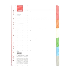 Pregrada kartonska 1-6 A4 Optima, 6 boja