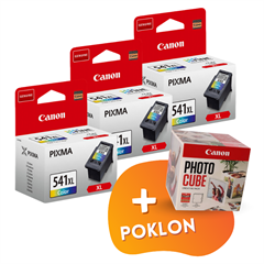 Komplet tinta Canon CL-541XL (boja), original, 3 komada + GRATIS POKLON