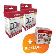 Komplet tinta Canon PG-545 (crna) + CL-546 (boja), original + foto papir, 2 komada + GRATIS POKLON