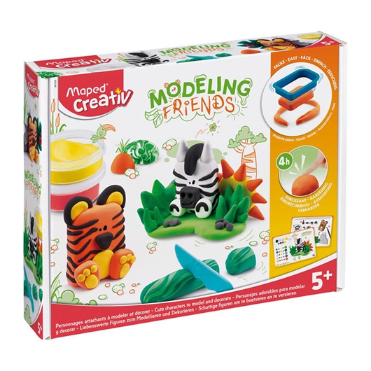 Kreativni set za modeliranje Maped Modeling Friends Wild
