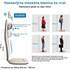 Ergonomski masažni jastuk Renpho za leđa, vrat i glavu, crni