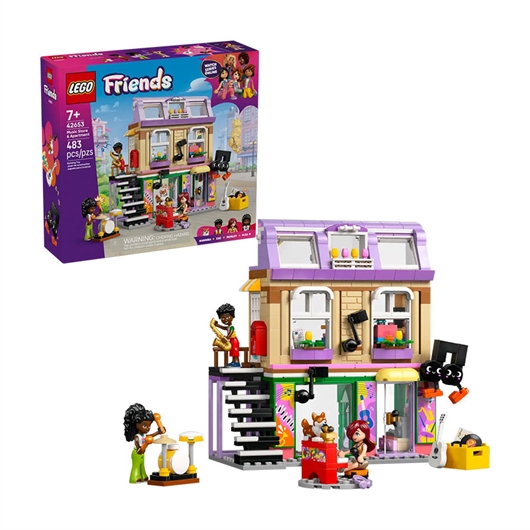 LEGO Friends: Prodavaonica glazbenih instrumenata i stan