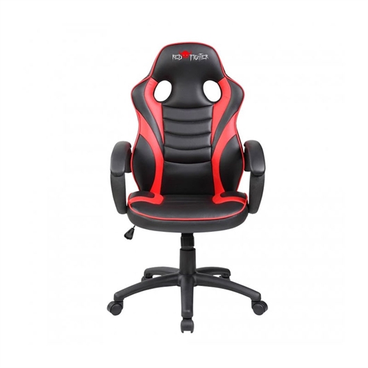 Studentska gamerska stolica Red Fighter C6, crno crvena