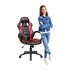Studentska gamerska stolica Red Fighter C6, crno crvena